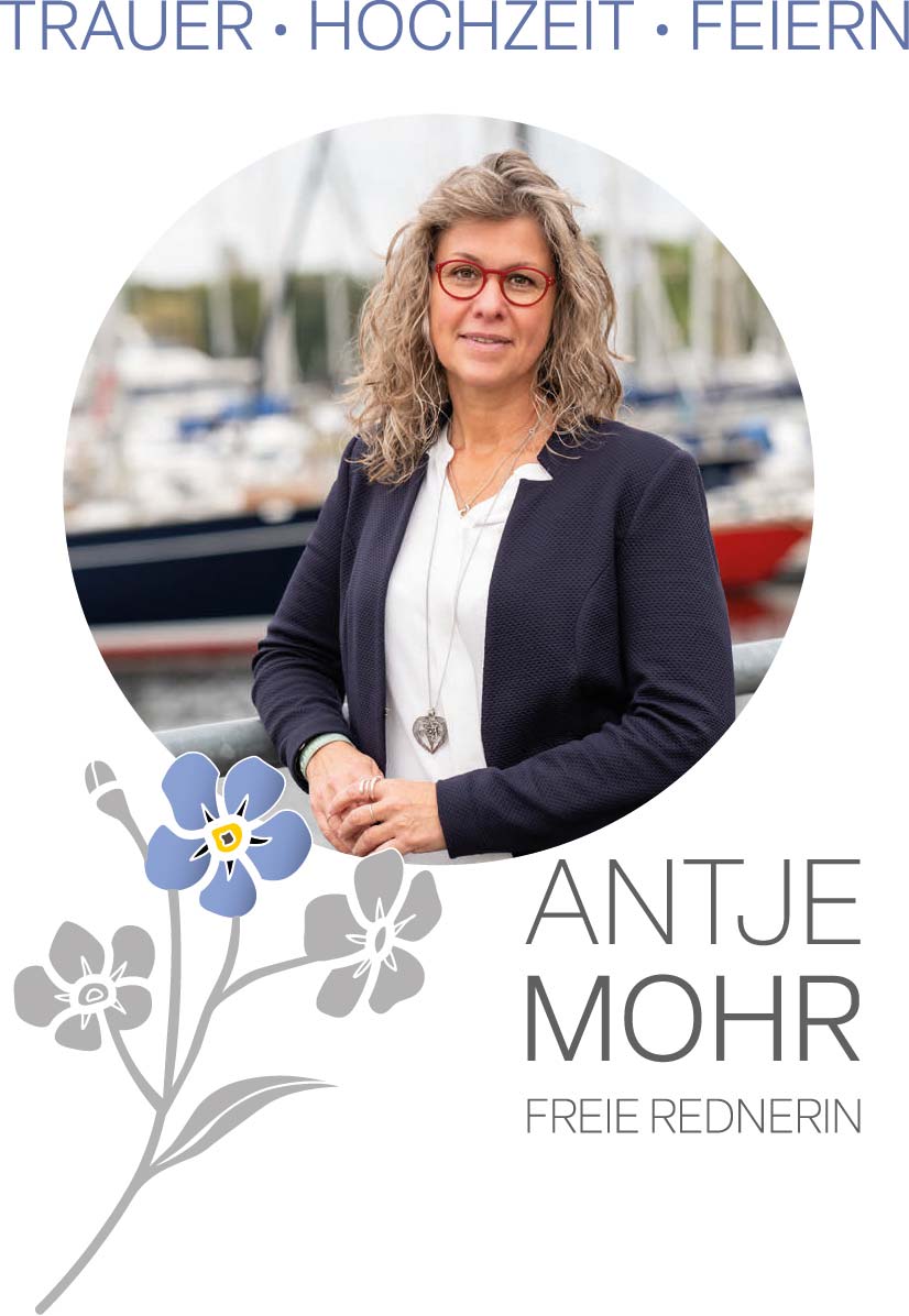 Vergissmeinnicht Antje Mohr, Freie Rednerin